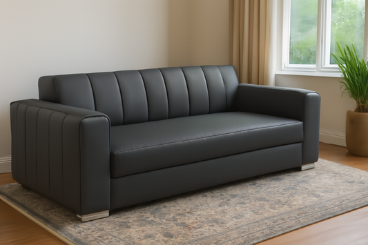 The Elegant Leather Couch