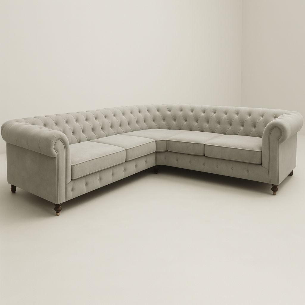 The Verona 2C2 Chesterfield Suite Deep Button