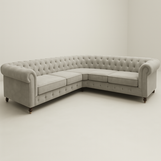The Verona 2C2 Chesterfield Suite Deep Button