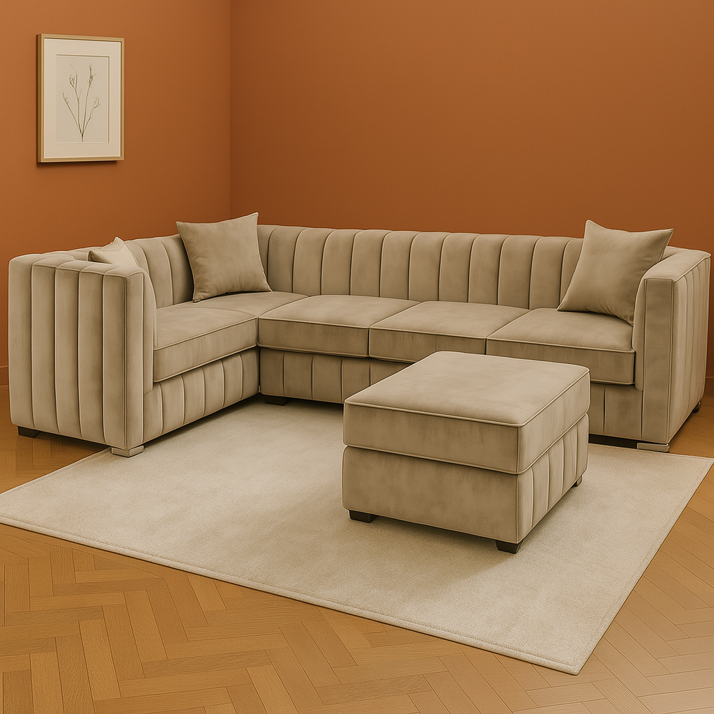 The Verona 1C3 Linen Chesterfield