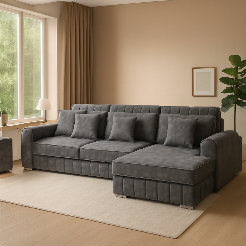 The Classic Chesterfield Linen Sofa