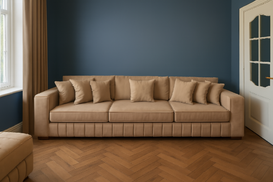 The Ashton Linen 4-Seater Sofa