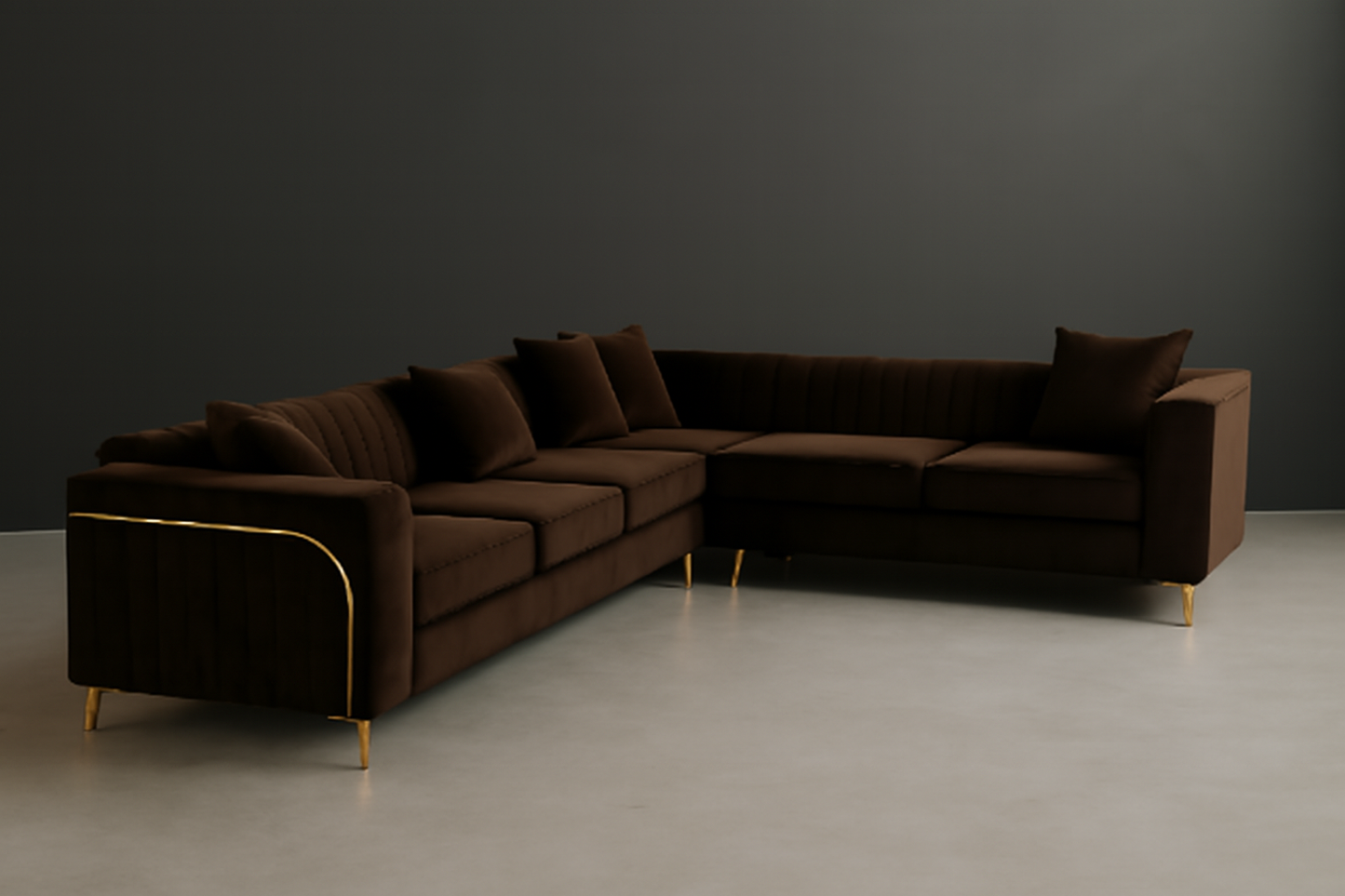The Ashton Modern Linen Comfort Sofa