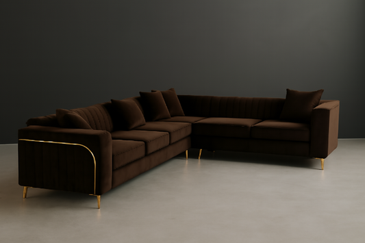 The Ashton Modern Linen Comfort Sofa