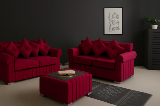 The Merrilin 3+2 Sofa – Straight Line Design
